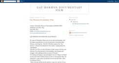 Desktop Screenshot of gaymormondocumentaryfilm.blogspot.com