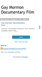 Mobile Screenshot of gaymormondocumentaryfilm.blogspot.com