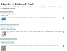 Tablet Screenshot of chateaudeconde.blogspot.com