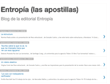 Tablet Screenshot of editorial-entropia.blogspot.com