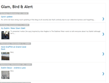 Tablet Screenshot of glam-bird-alert.blogspot.com