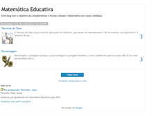 Tablet Screenshot of matematicaeducotidiana.blogspot.com