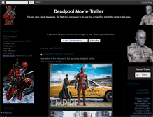 Tablet Screenshot of deadpool-movie-trailer.blogspot.com