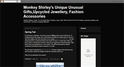 Desktop Screenshot of monkeyshirley.blogspot.com