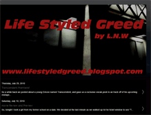 Tablet Screenshot of lifestyledgreed.blogspot.com