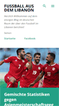 Mobile Screenshot of lebanfootball.blogspot.com