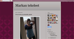 Desktop Screenshot of markantekeleet.blogspot.com