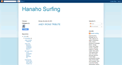 Desktop Screenshot of hanahosurfing.blogspot.com