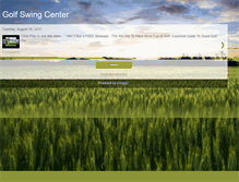 Tablet Screenshot of golfswingcenter.blogspot.com