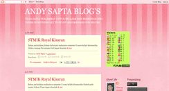 Desktop Screenshot of andy-sapta.blogspot.com