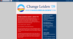 Desktop Screenshot of changeleiden.blogspot.com