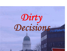 Tablet Screenshot of dirtydecisions.blogspot.com