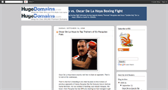Desktop Screenshot of mannypacquiaovsoscardelahoyafight.blogspot.com