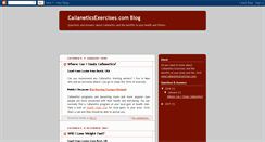 Desktop Screenshot of callanetics-advice.blogspot.com