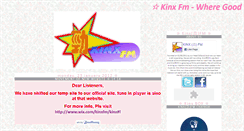 Desktop Screenshot of kinxfm.blogspot.com