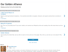 Tablet Screenshot of ourgoldenalliance.blogspot.com