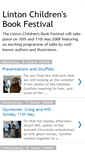 Mobile Screenshot of lintonbookfest.blogspot.com
