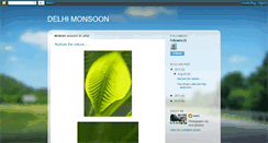 Desktop Screenshot of delhimonsoon.blogspot.com
