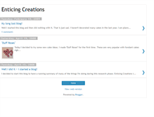 Tablet Screenshot of enticingcreations.blogspot.com