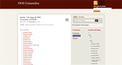 Desktop Screenshot of doscomandos.blogspot.com