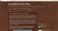 Desktop Screenshot of butacadelcine.blogspot.com