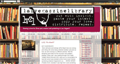 Desktop Screenshot of lvzinelibrary.blogspot.com