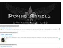 Tablet Screenshot of boundangels.blogspot.com