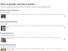 Tablet Screenshot of ninylagrandesaucisseapattes.blogspot.com