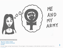 Tablet Screenshot of feminist-army.blogspot.com