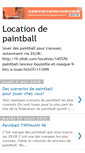 Mobile Screenshot of paintball-loisir.blogspot.com