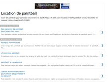Tablet Screenshot of paintball-loisir.blogspot.com