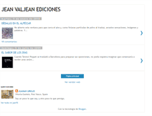 Tablet Screenshot of jean-valjean-ediciones.blogspot.com