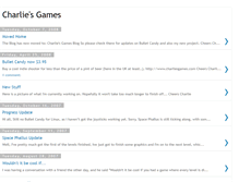 Tablet Screenshot of charliesgamesblog.blogspot.com