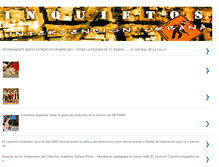 Tablet Screenshot of colectivoinquietos.blogspot.com