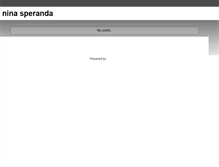 Tablet Screenshot of ninashpina.blogspot.com