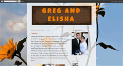 Desktop Screenshot of gregandelisha.blogspot.com