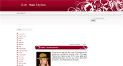 Desktop Screenshot of girlhairstyles.blogspot.com