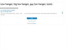 Tablet Screenshot of low-hangers-0prw.blogspot.com
