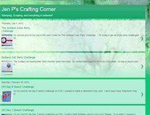 Tablet Screenshot of jenpscraftingcorner.blogspot.com