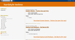 Desktop Screenshot of hardstyletechno.blogspot.com