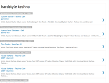 Tablet Screenshot of hardstyletechno.blogspot.com