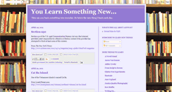Desktop Screenshot of learnnewstuff.blogspot.com