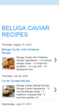 Mobile Screenshot of belugacaviar-recipes.blogspot.com