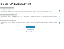 Tablet Screenshot of bigskynewsletters.blogspot.com