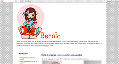 Desktop Screenshot of cintasberola.blogspot.com