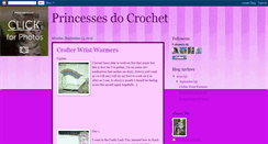 Desktop Screenshot of princessesdocrochet.blogspot.com