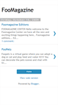 Mobile Screenshot of foomagazine123.blogspot.com