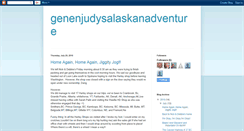 Desktop Screenshot of genenjudysalaskanadventure.blogspot.com