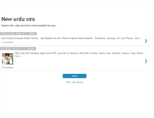 Tablet Screenshot of newurdusms.blogspot.com