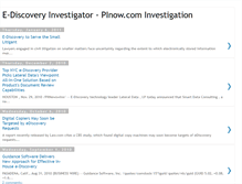 Tablet Screenshot of ediscovery-investigations.blogspot.com